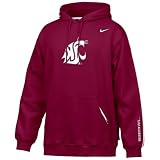 Nike Washington State Cougars Crimson Practice Hoody Sweatshirt