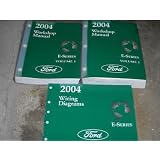 2004 Ford Econoline E-Series Van Service Manual Set OEM (2 volume set, and the wiring... by ford