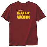 T-Shirt Red  Born Golf  Sports