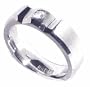 6MM 0.7Ct. Diamond Promose Ring, Wedding Band