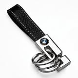 BMW 3 Ring Leather Key Fob