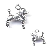 Poodle Charm Sterling Silver Jewelry Gift Boxed