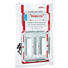 Kennzeichen - Befestigungsset Simple-Fix "SILBER"
