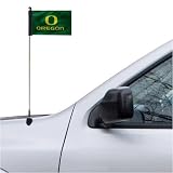 Oregon Ducks Green Car Antenna Flag