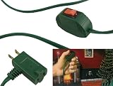 Westinghouse 2-Prong Remote Control Green Extension Power Cord - 15'