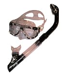 Panoramic Mask and Dry Snorkel-Green Camo by 101SNORKEL
