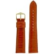 Watchband Genuine Lizard Orange 12mm Watchband Genuine Lizard Orange 12mm