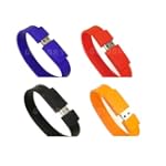 4pcs Bracelet Wristband High Speed 2gb USB Flash Drive Silicone