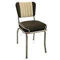 2-Tone Channel Back Chair - Set of 2