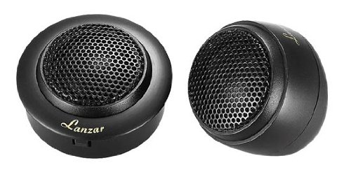 Lanzar DCT 1-Inch Silk Dome Neodymium Flush, Surface or Angle Mount Tweeter