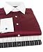 Donald J Trump Non-Iron Raspberry and Black Dress Shirts