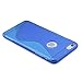 iPhone 6 Plus Case - LK S Shape Slim TPU Gel Rubber Soft Skin Silicone Case Cover for iPhone 6 Plus (5.5inch) + Stylus Pen (TPU - Blue)