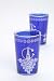 6 Pack of Hand Made Blue Fibule Tea Cups