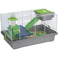 HAMSTERK�FIG NICKY GRAU/GR�N/BLAU (46 x 26,5 x 29,2 cm)