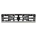 Cartrend 70226 Kennzeichenhalter chrom, 1 Stück