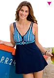 Woman Within Plus Size O-print swimdress by Inches Off