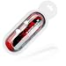 Universal Soft Silicone Gel Earplug Earbuds Black Headphone Headset with Handsfree 3.5mm Jack - White