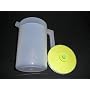 Tupperware Classic Sheer 2 Quart Pitcher Green and White Seal