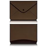 Beyza - Thinvelope Canvas - Sacoche en cuir pour MacBook - Marron-Marron