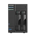 ASUSTOR NAS 2-Bay Intel ATOM Dual Core 1GB GbE x 1 USB 3.0 SATAIII 3年保証 AS-202TE
