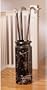 Authentic 44-lb. Solid Ebony Marble Cane and Umbrella Vessel
