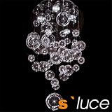 S-Luce V28087/5P360 Blob Glas-H&auml;ngeleuchte 5-flammig 70 cm
