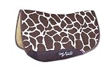 Charmayne James by Professionals Choice 28X30 Equine Smx Air-Ride Barrel Saddle Pad (Giraffe)