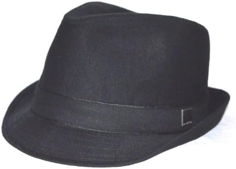 Black Basic Demanded Fedora Hat Cap-62cm-xxl-2xl