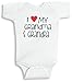 Lil Shirts I love My Grandpa And Grandma Baby Bodysuit