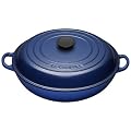 Le Creuset Enameled Cast-Iron 3-1/2-Quart Buffet Casserole, Cobalt Blue