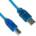 20 Ft B & A Computer USB 2.0 A-B Printer/Scanner/Device Cable with Gold Plugs