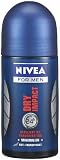 Nivea Deo Roll-On Dry Impact for Men, 50 ml, 3er Pack (3 x 50 ml)