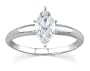 1/3 ct.tw Marquise Diamond Solitaire Ring in Platinum