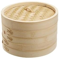 Concord 3 Piece 10 Inch Bamboo Steamer