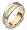 18 Karat Yellow Gold Diamond & Titanium 7mm Wide Wedding Band - 4