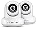 2-Pack Amcrest HDSeries 720P WiFi Wireless IP Security Surveillance Camera System IPM-721 (White)