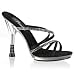 PleaserUSA Womens Glamour Slide Glitzy-505 Size 2.5 UK