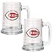 Cincinnati Reds Set of 2 Beer Glass Tankard Mugs