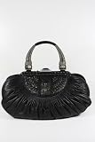 Christian Dior Large Black Plisse Leather handbags LGM442004 410BzFDQvmL. SL160 Christian Dior Large Black Plisse Leather handbags LGM442004