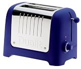 Dualit 25376 Lite 2-Slice Toaster, Soft Touch Cobalt Blue