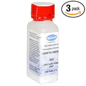 Hyland's Ignatia Amara, 250 Tablets (Pack of 3)