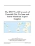 The 2003 World Forecasts of Essential Oils, Perfume and Flavor Materials Export Supplies
