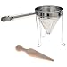 Progressive International Stainless Steel Chinoise and Wood Pestle Set