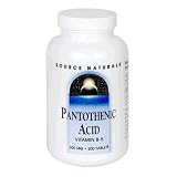 Source Naturals Pantothenic Acid 500mg, 200 Tablets (Pack of 2)