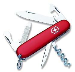 Victorinox Swiss Army Sportsman Pocket Knife (Red)