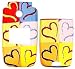 Multi Hearts - Nokia 6101 6102 6102i Faceplate Cell Phone Cover