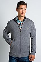 Full Zip Cotton Cashmere Cardigan Sweater