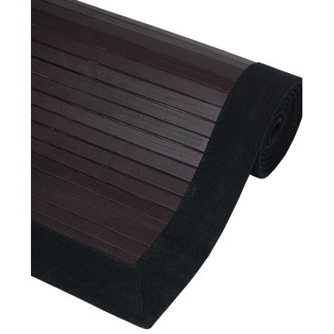 Oriental Furniture Bamboo Rug - Mocha - 5' x 8'