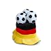 Deutschland Fu�ball Fan Hut WM 2010 mit vielen B�llen aus Pl�sch