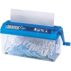 Draper 69260 Hand Operated Paper Shredder